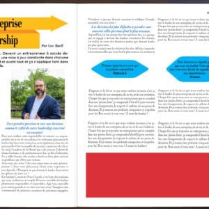 Encart pub 1/4 page Magazine "Connecter Pour Grandir"