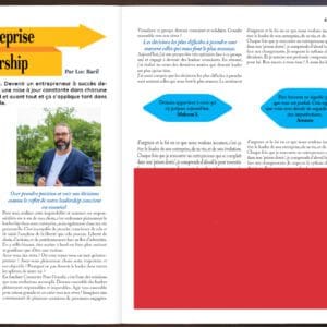 Encart pub 1/2 page Magazine "Connecter Pour Grandir"