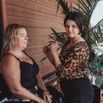 L'atelier de maquillage et photographie lors de notre soirée.