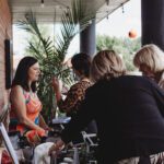L'atelier de maquillage et photographie lors de notre soirée.